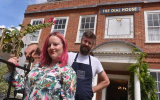 Hannah Springham and Andrew Jones at the Dial House, Reepham. Picture: Jamie Honeywood