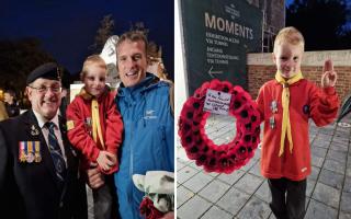 5-year-old Tommy Osborne from Aldeby, Beccles, along with his Dad, Royal Signals Veteran Andrew Osborne, laid a wreath at the Menin Gate in Ypres, Belgium, as part of the Last Post Ceremony.